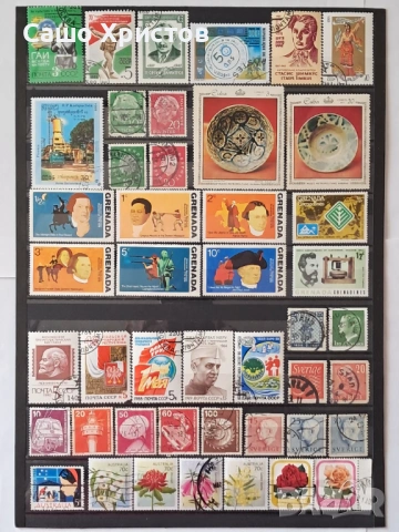 Продавам пощенски марки - четиристотин петдесет и седем броя., снимка 6 - Филателия - 53667278