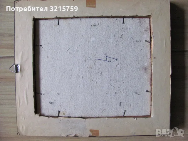 Картина масло, картон, пейзаж 27х24см., снимка 5 - Картини - 48078297