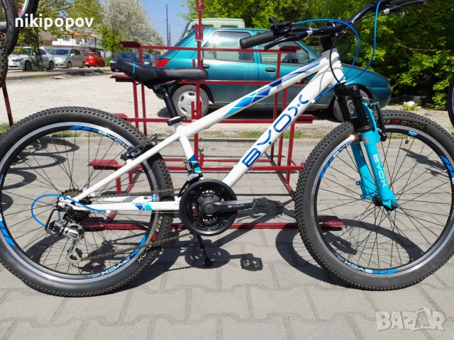 BYOX Велосипед 24" MASTER бял