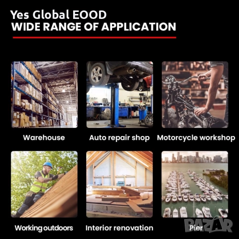 Anbull ръчна верижна лебедка 1T 1000 кг с 3 м верига, снимка 6 - Други инструменти - 52849306