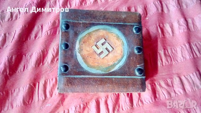 Трети райх кутия естествена кожа 