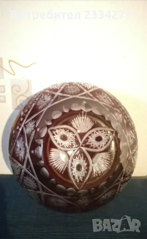 Стар немски блейкристал,,ХОФБАУЕР, колекция на Бъдс Рубин" Германия. 1985год. , снимка 5 - Антикварни и старинни предмети - 48454635