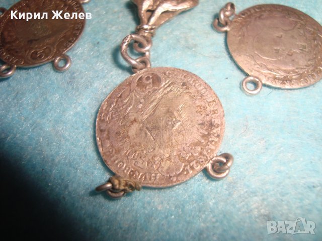 3 СТАРИ СРЕБЪРНИ МОНЕТИ от ГРИВНА със СРЕБЪРЕН КОЗИРОГ ФИГУРКА ТАЛЕР СРЕБРО МАЙСТОРКА РАБОТА 26331, снимка 8 - Антикварни и старинни предмети - 34854250
