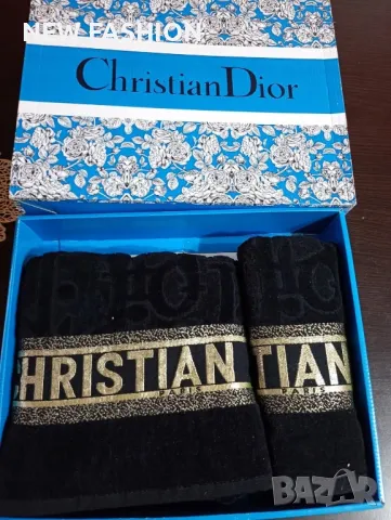 Памучни Хавлии -2бр ✨Dior ✨ Victoria Secret ✨ Burberry ✨, снимка 6 - Хавлиени кърпи - 50316278