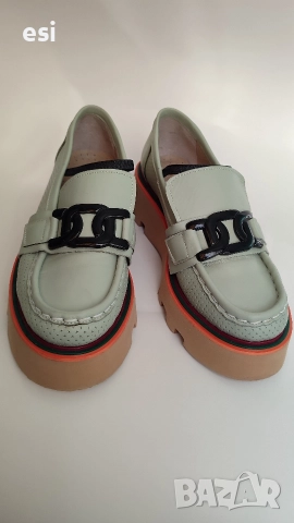 Дамски кожени обувки , снимка 10 - Дамски елегантни обувки - 52935449