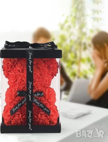 Мечета от рози в кутия с панделка , снимка 5 - Други стоки за дома - 41737159