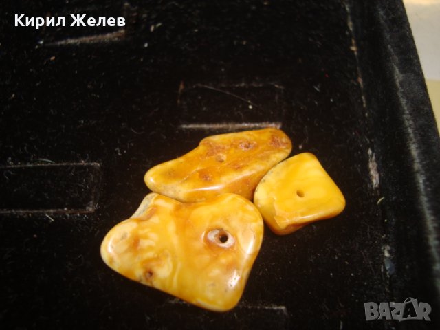 БАЛТИЙСКИ КРАЛСКИ МЛЕЧЕН 100% НАТУРАЛЕН КЕХЛИБАР 3 КЪСА за НАНИЗ КОЛИЕ ГЕРДАН 24837, снимка 5 - Колиета, медальони, синджири - 34561044