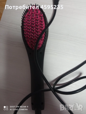 Преса за коса гребен - удобно изправяне