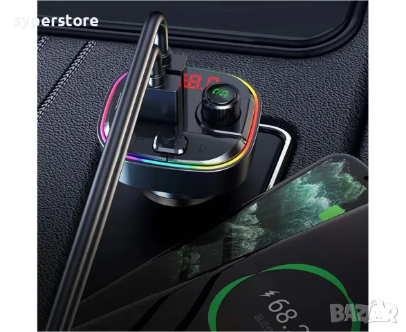 FM трансмитер Блутут Digital One SP01000 L06 Bluetooth v.5.0 + 2xUSB + Type C  3.1A , снимка 4 - MP3 и MP4 плеъри - 49289768