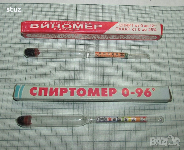 Спиртомер и виномер, руски, нови