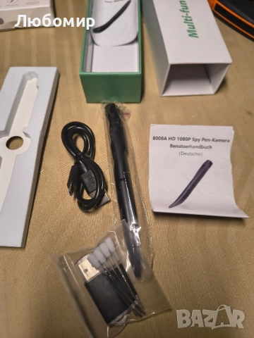 Tebetu Мини Шпионска Камера Без WiFi Невидима Шпионска Камера Дискретна Писалка 64gb, снимка 2 - Камери - 51571168