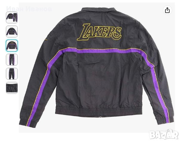 Оригинално горнище  Nike Lakers размер  ХЛ, снимка 4 - Спортни дрехи, екипи - 40350281