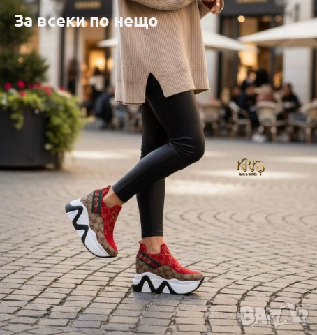 Gucci Дамски Маратонки На Платформа👟Дамски Спортни Обувки Гучи - Налични Различни Цветове Код SK311, снимка 2 - Маратонки - 52598581