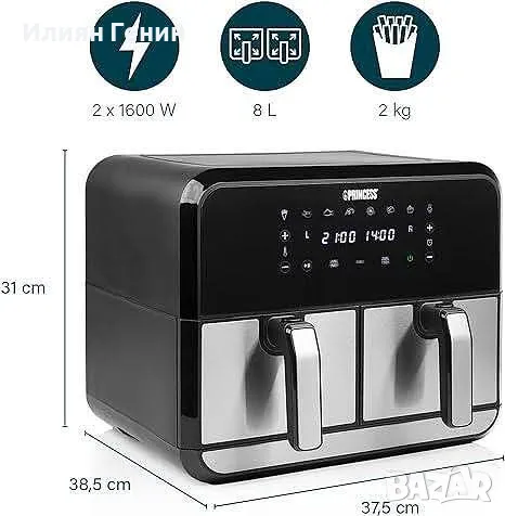 Еър фрайер, снимка 3 - Фритюрници - 49734807