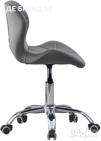 Ергономичен офис стол в сиво МОДЕЛ 216, снимка 5 - Столове - 36065753