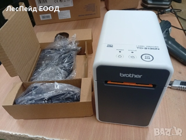 Brother TD-2130N Директен термален 300 x 300DPI принтер за етикети