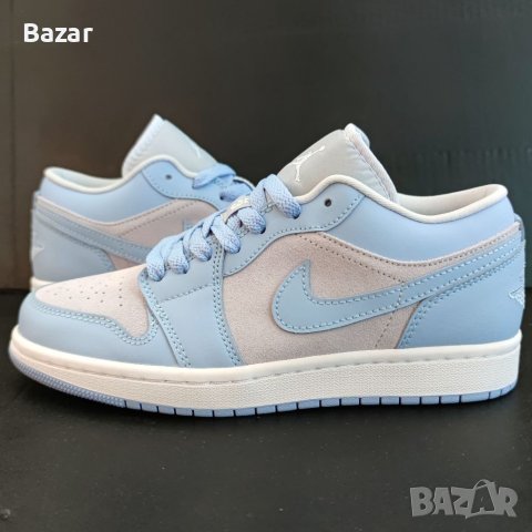 Нови Маратонки Nike Air Jordan 1 Low Icy Blue Размер 39 Обувки , снимка 1 - Маратонки - 40258817