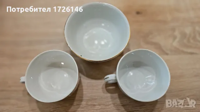Порцеланови чаши 2 броя и 1 купичка, снимка 3 - Други - 48935116