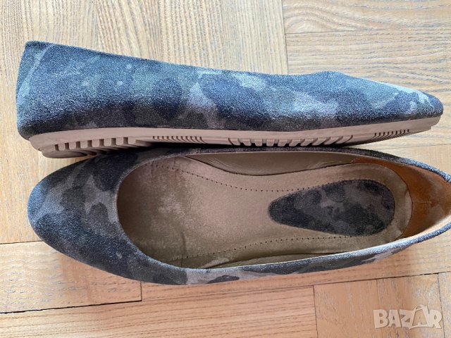 Балеринки Scarperia, естествен велур, размер 41