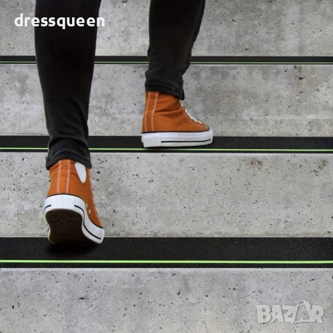 4857 Противоплъзгащи ленти за стъпала с фосфоресциращ елемент и силна абразия, снимка 5 - Други стоки за дома - 53709812