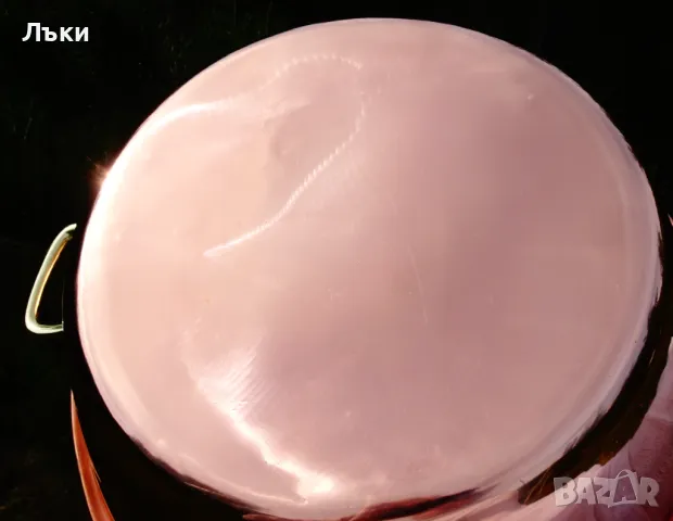 Медна тенджера,медна тава за лютеница и сладко 10 л. , снимка 7 - Антикварни и старинни предмети - 47294545