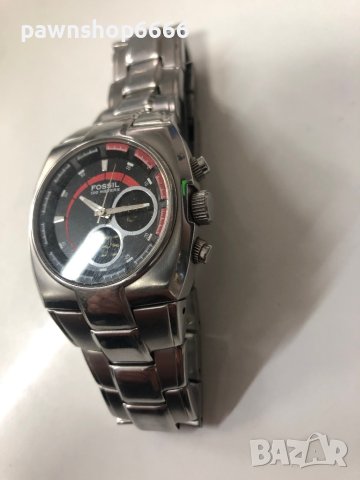 Мъжки часовник от неръждаема стомана Fossil - BQ9280, снимка 2 - Мъжки - 40705752