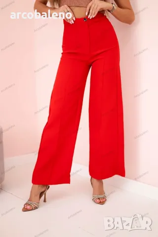 Дамски панталон с широки крачоли, 3цвята , снимка 11 - Панталони - 49832062