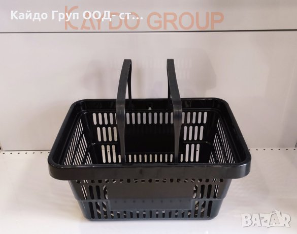 Нови!Налични! Пластмасова кошница за пазаруване - черна 22л, търговско оборудване!, снимка 5 - Оборудване за магазин - 35966362