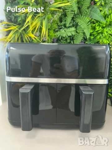 Двоен Air fryer T&G BEST COOKING 32847A0 - отделни LED дисплеи за всяка зона, снимка 2 - Фритюрници - 52036637