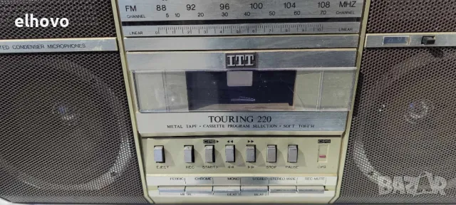 Радиокасетофон ITT Touring 220, снимка 6 - Радиокасетофони, транзистори - 49568634