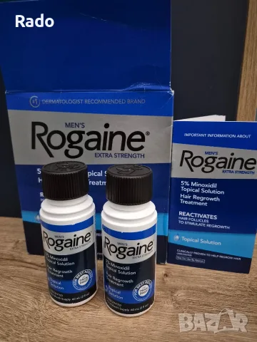 Rogaine Men’s Extra Strength 5% Minoxidil / Миноксидил– 2 бр., снимка 3 - Продукти за коса - 56239575