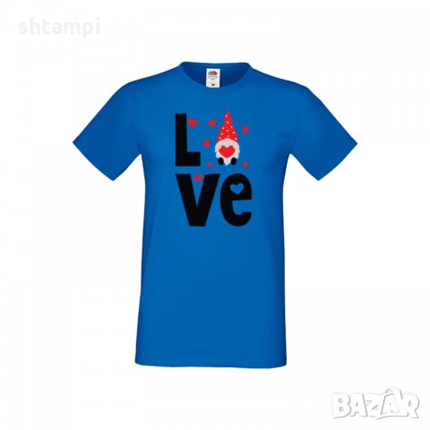 Мъжка тениска Свети Валентин Love Gnome