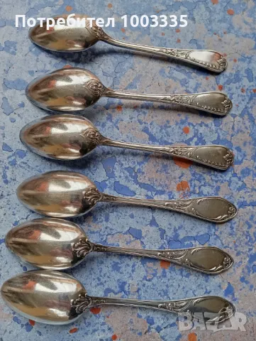 Посребрени английски лъжици, снимка 3 - Антикварни и старинни предмети - 48140569