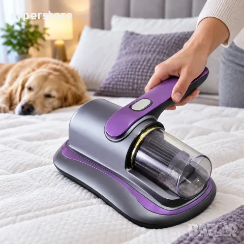 Ръчна прахосмукачка за акари, прах и косми Digital One SP01508 HH-026, UV-C стерилизация