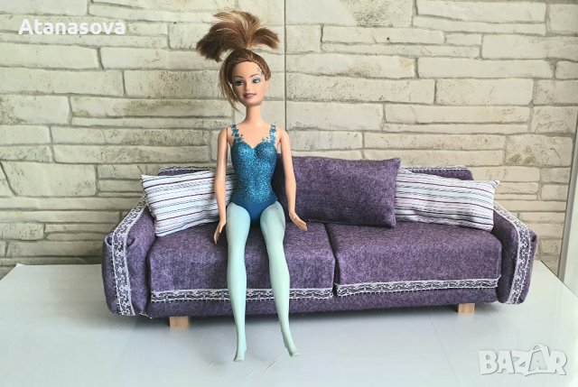 диван за кукла Барби, обзавеждане за кукли