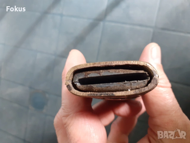 Стара османска кания с масивни елементи от бронз и тугра, снимка 5 - Антикварни и старинни предмети - 53328013