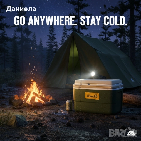 Професионална Хладилна кутия Military Green - Komax, снимка 7 - Други - 51733849