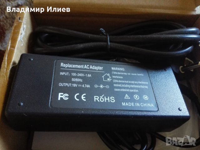 Зарядно за лаптопи 19V / 4.74A / 90W - (5.5x3.0)