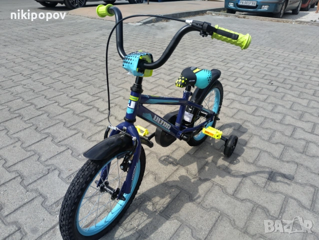CROSS Велосипед 16" ULTRA KIDY син, снимка 9 - Велосипеди - 53759408