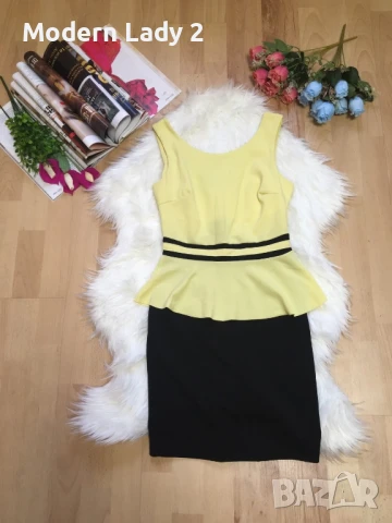 Рокля с пеплум, снимка 1