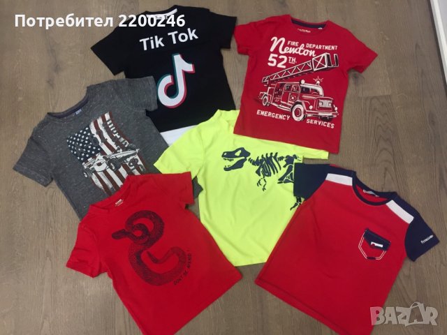 Лот детски тениски 110, снимка 1