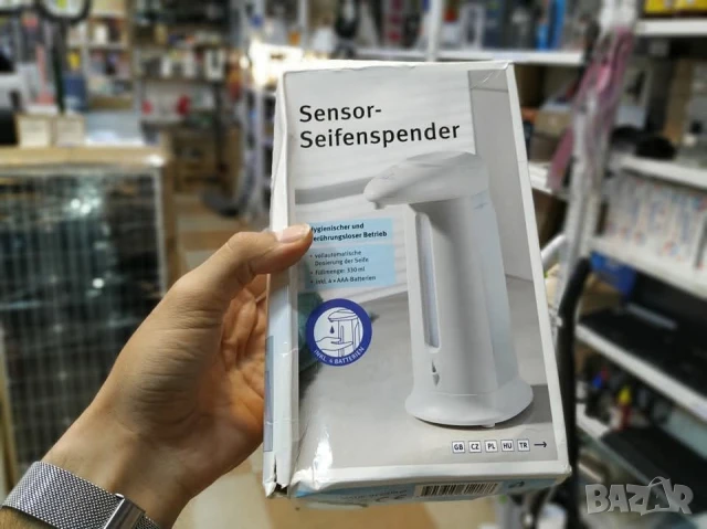 автоматичен дозатор за сапун 
