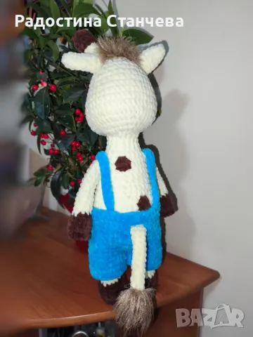 Плетен Жираф, снимка 4 - Плюшени играчки - 49377665