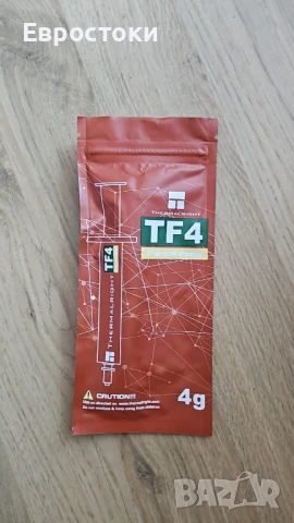 Термопаста Thermalright TF4 за охладители, високо издръжлива грес за радиатор 95W/mK-4g, снимка 4 - Други - 50729679