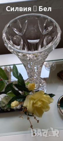 Кристална ваза, снимка 4 - Вази - 36212770