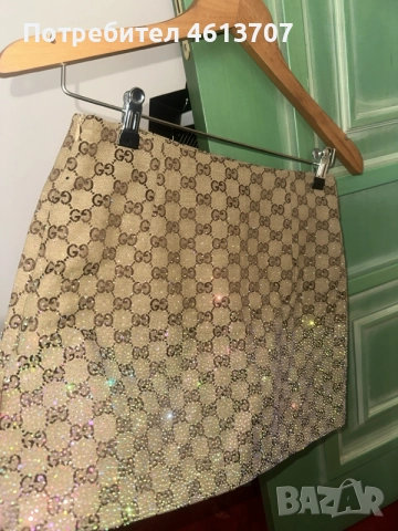 Gucci пола с камъчета , снимка 2 - Поли - 55980612