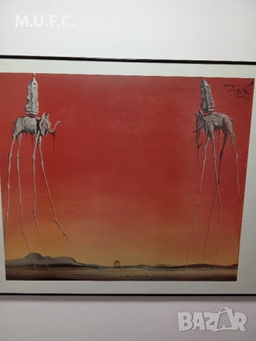 Салвадор Дали.52см на 62см.Уникална.