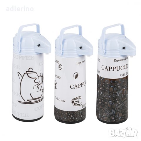 Чайник 1,9 литра вместимост, стъклен цилиндър вътре, еърпот, аеростат