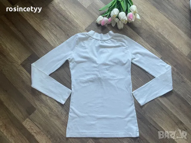Бяла блузка, снимка 5 - Блузи с дълъг ръкав и пуловери - 23917076