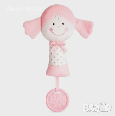 Мека кукла бебешка държалка 17см  98630 0+, снимка 2 - Плюшени играчки - 48437349